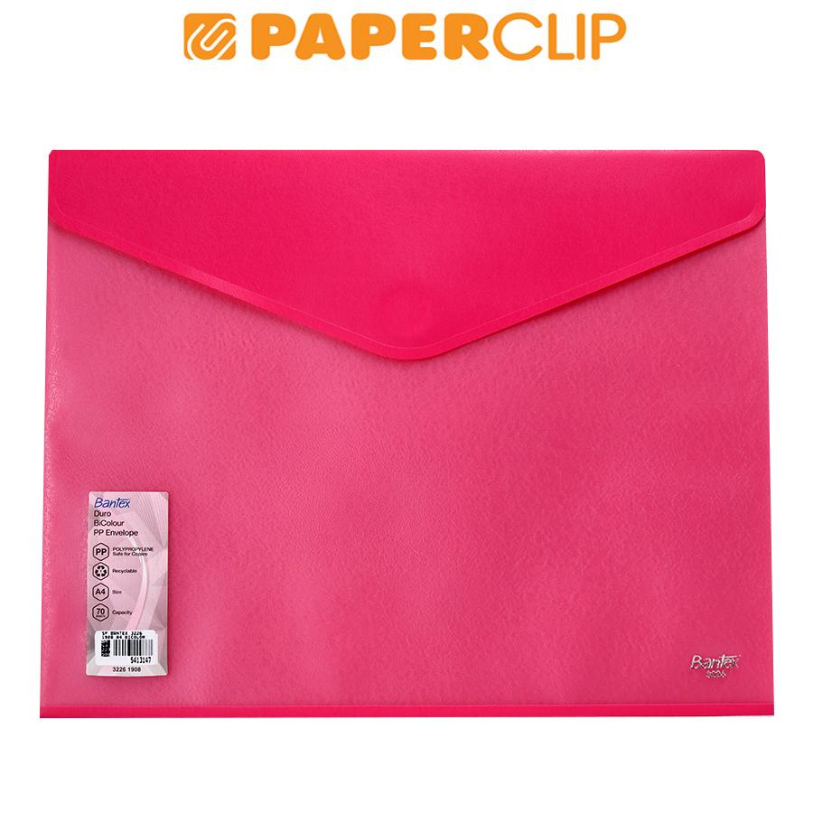 

SMART POCKET BANTEX 3226 1908 A4 BICOLOR PINK-TRANSPARENT