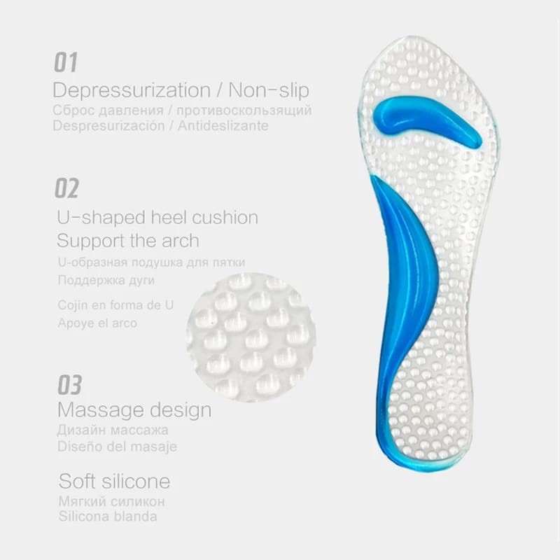 INSOLE GEL SILICON INSOLE EMPUK INSOLE SEPATU MURAH GANJALAN SEPATU