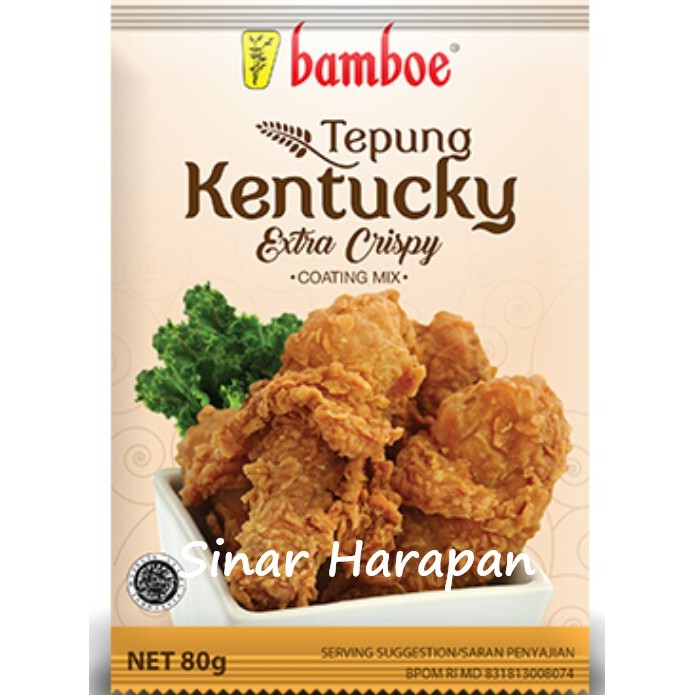 

Tepung Bamboe Kentucky 80 Gr