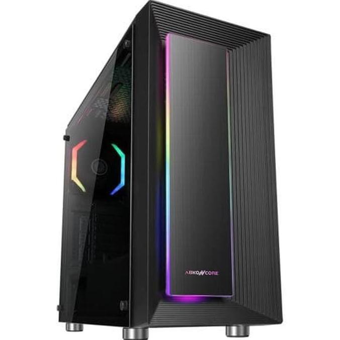 Ready Stok pc gaming full set,, RAKITAN PC GAMING CARBON DRAGON BARANG BAGUS