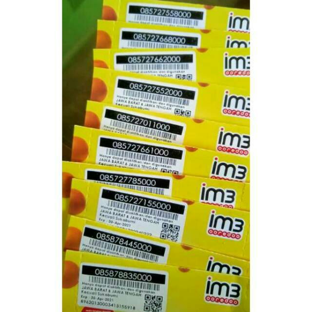 NOMER CANTIK IM3 SERI TRIPLE