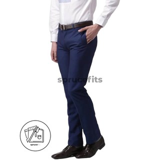  Celana  Bahan Formal Pria Warna  Navy  Celana  Kantor Model 