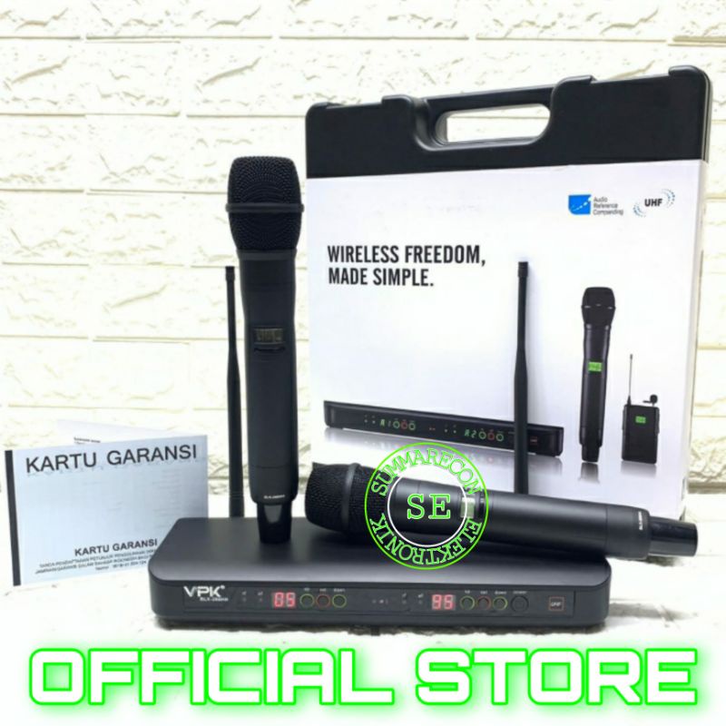 mic wireless original vpk blx 288 microphone mic karaoke