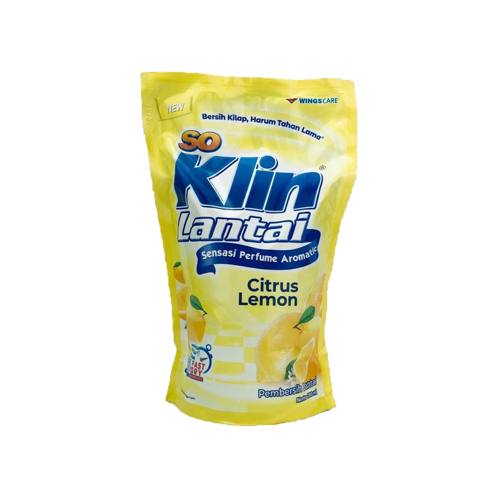 Pembersih Lantai * So Klin Lantai * Citrus Lemon * 780ml