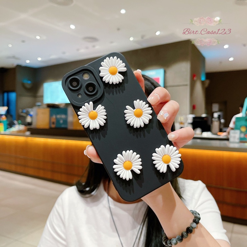 SOFTCASE PROCAMERA BUNGA DAISY 3D OPPO VIVO SAMSUNG REALME XIAOMI IPHONE INFINIX ALL TYPE BC6548