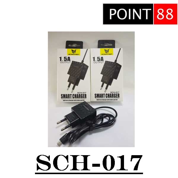 CHARGER HANDPHONE SCHAFFSEN 1,5A SCH-017