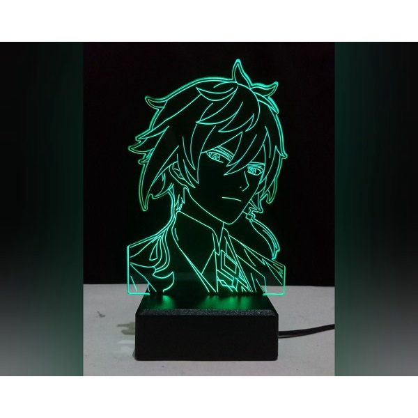 Lampu Tidur Akrilik Anime Karakter Zhongli
