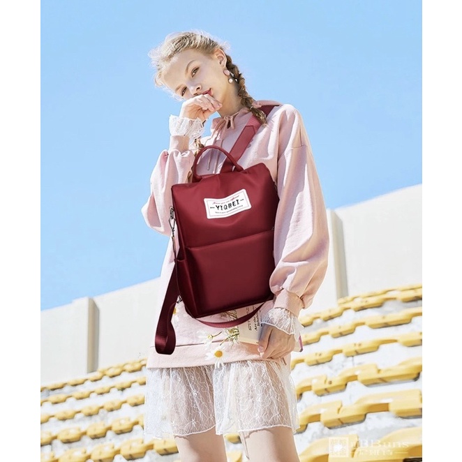 TAS WANITA 3126 - TAS RANSEL WANITA IMPORT MURAH RANSEL FASHION KOREA - E
