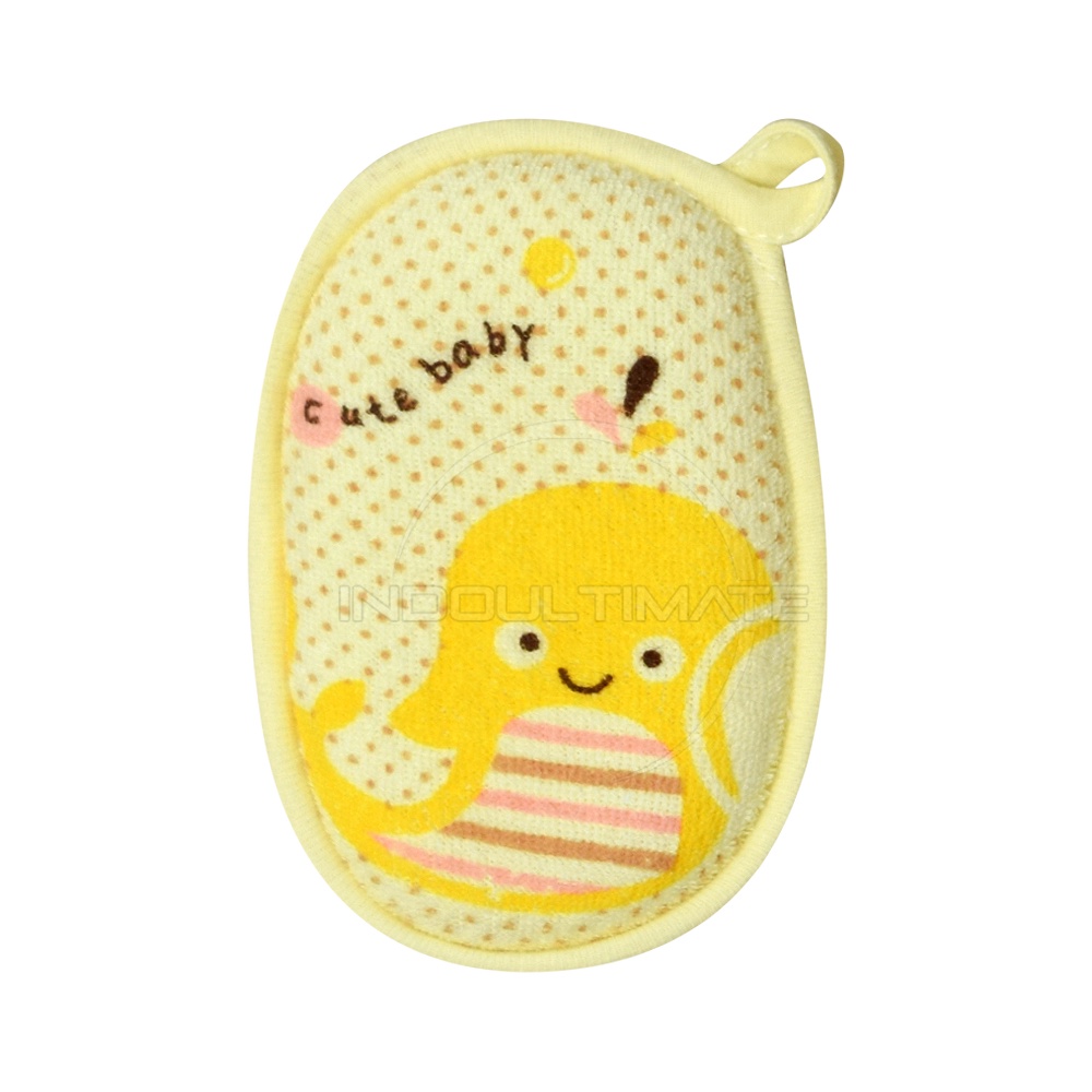 Spons Washlap mandi bayi Shower Puff Spons Busa Mandi Karakter BT-110