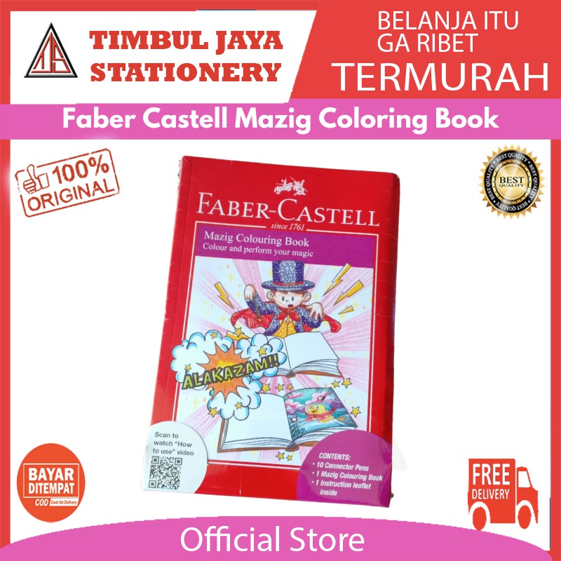 

Faber castell mazig coloring book art set new item