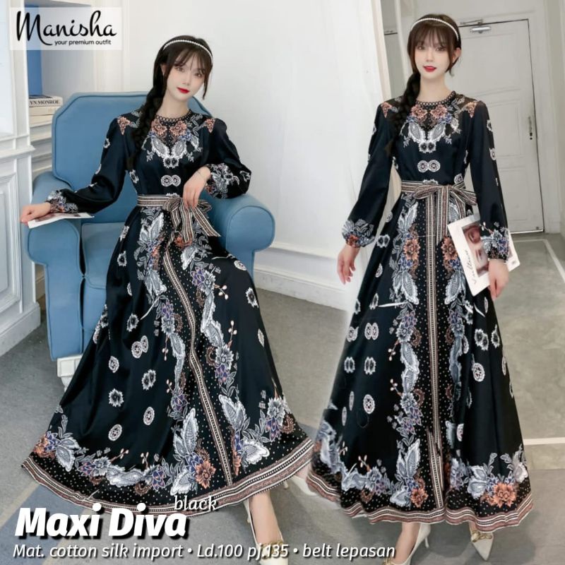 diva dress import dress cantik dress terlaris