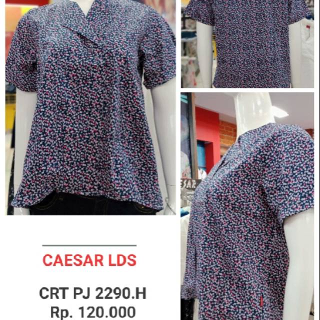Caesar Ladies |CRT.PJ.2290.H|Kemeja Pendek