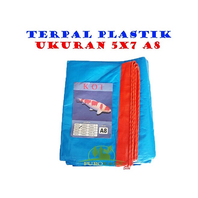 Terpal Ukuran 5 X 7  Plastik Tipe A8 Terpal 5X7 TipeA8