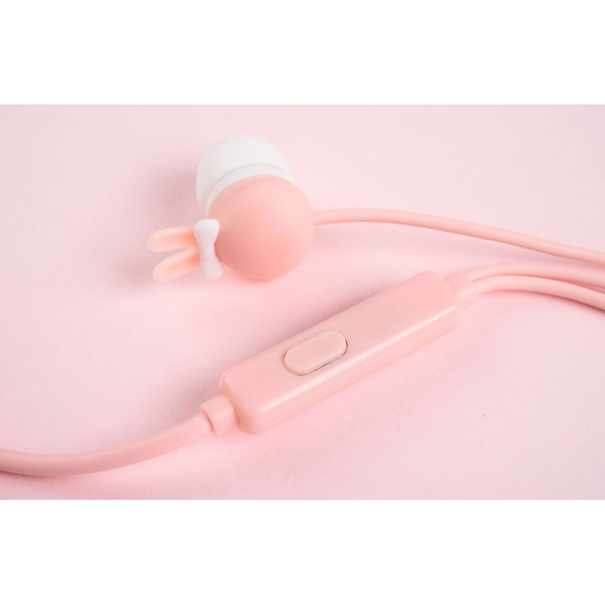 [E-76] Headset Earphone Motif Kelinci LOVING RABBIT / Wadah Headset Motif Hewan Kelinci LOVING