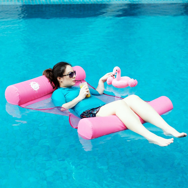 Kasur Air Pelampung Renang | Floating Water Hammock | Matras Renang KIDDIE SPLASH Busa Anti Bocor