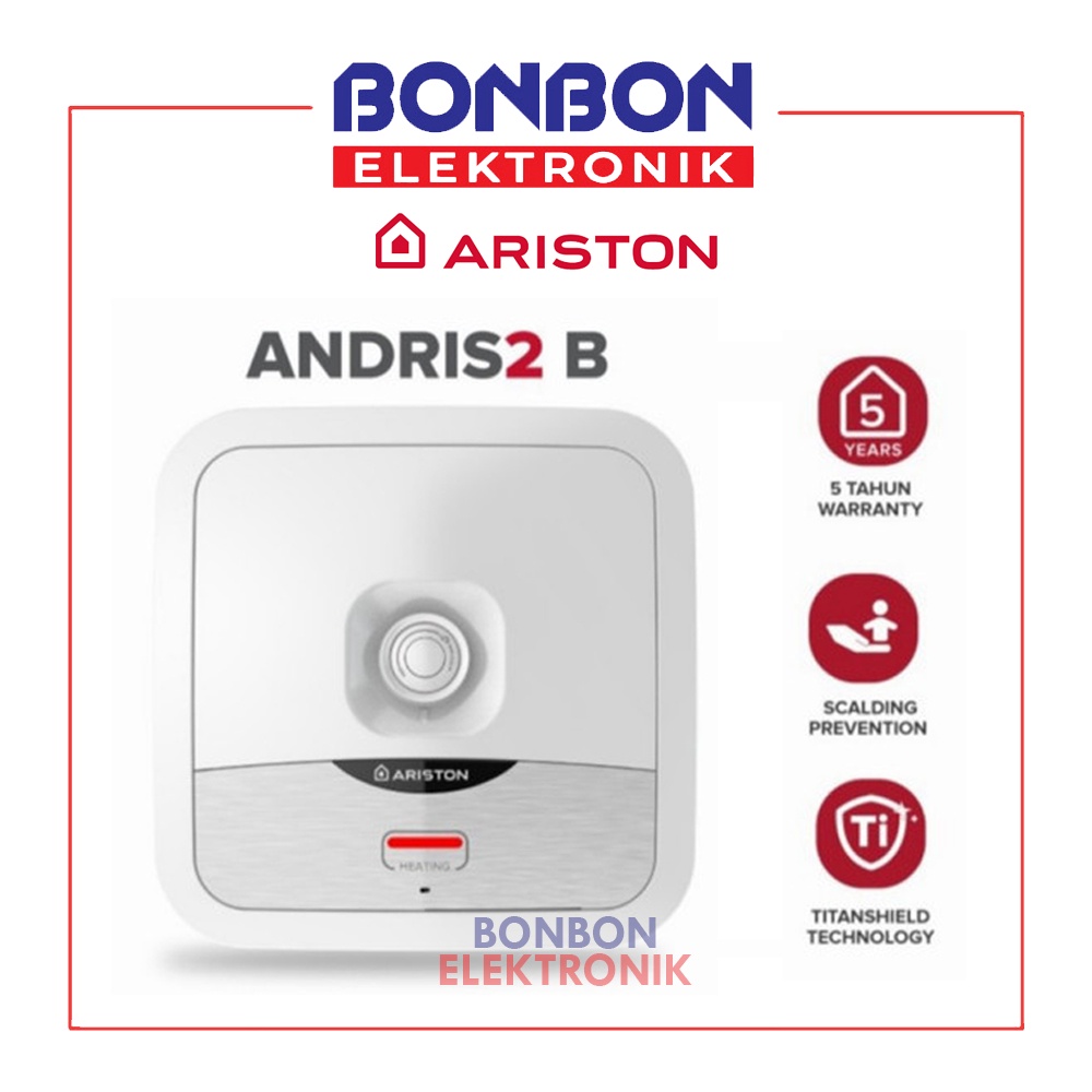 Ariston Water Heater 15 Liter ANDRIS 2 15B / ANDRIS2 AN2 15 B 15L 200W