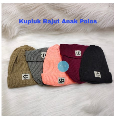 KIDS TOPI RAJUT ANAK POMPOM KUPLUK BAYI POMPOM PREMIUM | FADHILAH SHOP BJB