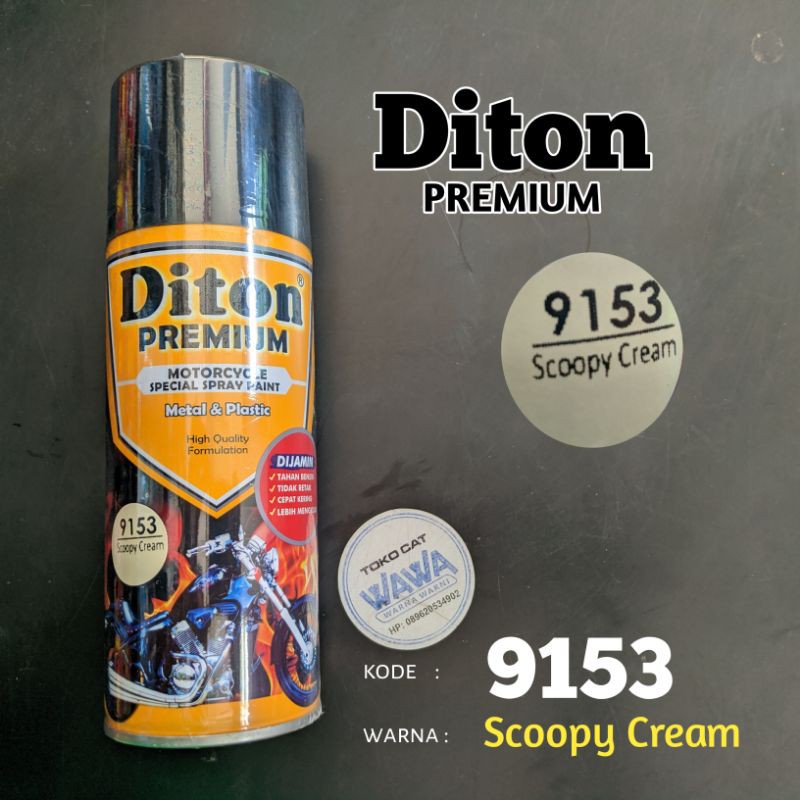 cat semprot motor Diton Premium Scoopy Cream 9153 400cc pilox