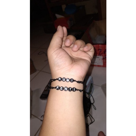 GELANG NAMA HURUF GELANG COUPLE