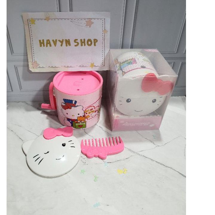 

Special - serutan meja HelloKitty ada kaca dan sisir/serutan putar/rautan meja Hello Kitty ~