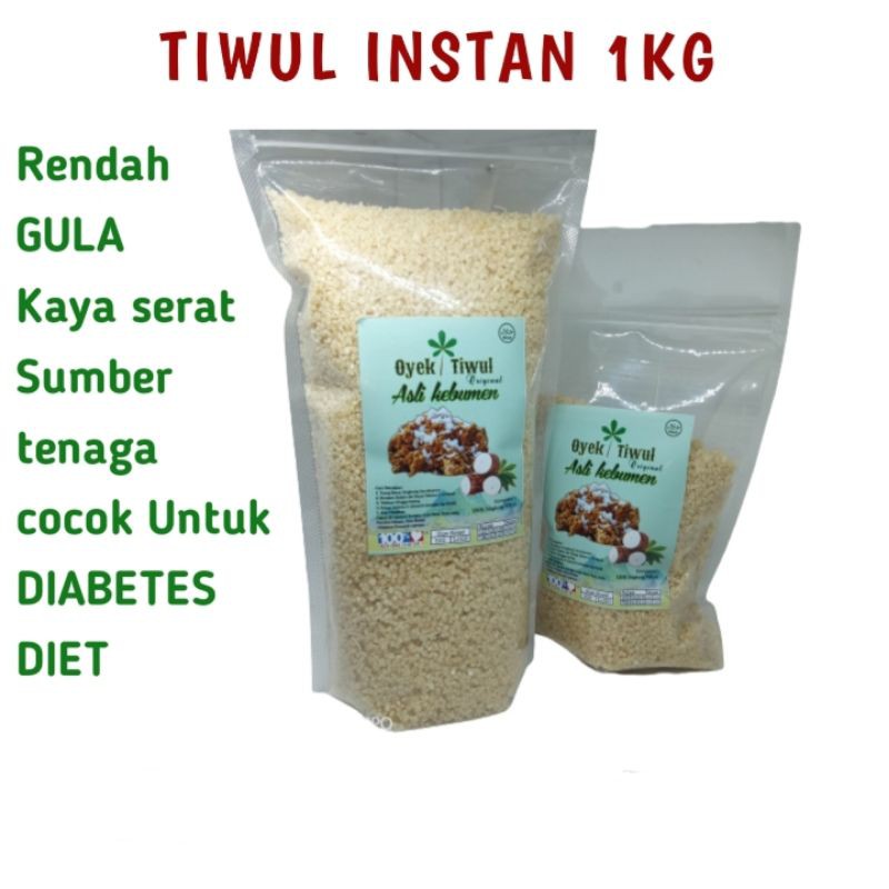 

Beras singkong Oyek Tiwul 1000g