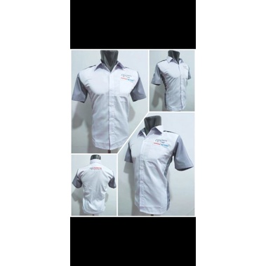 Kemeja Toyota PDH Putih abu