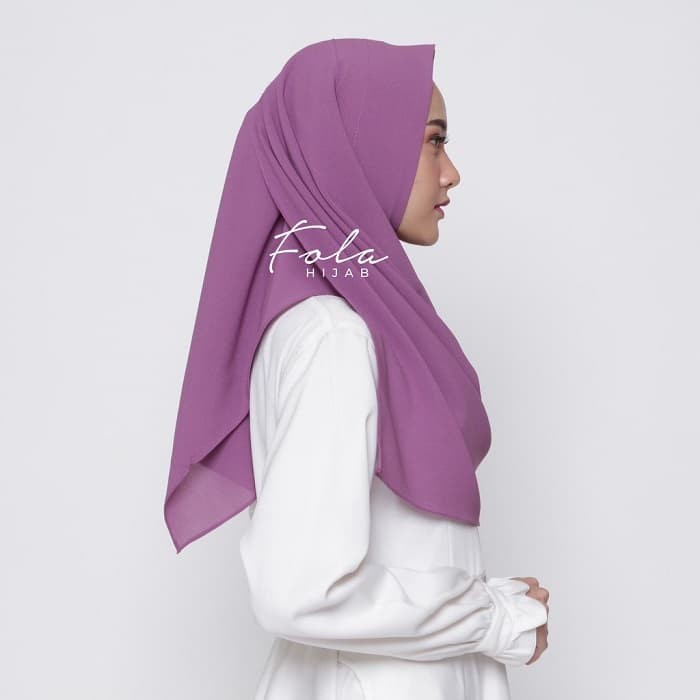 Murah MEDIUM Pashmina Instan Sala  Pashtan OSI  Pastan Jilbab Polos - Merah Cabe Limited