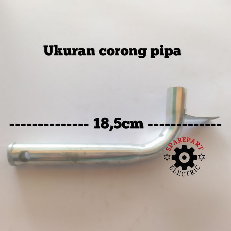PIPA CORONG + BURNER KALENG MATAHARI KOMPOR GAS RRT SUBSIDI UNIVERSAL