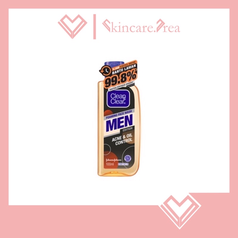 Clean and Clear Foaming Face Wash Men 100ml