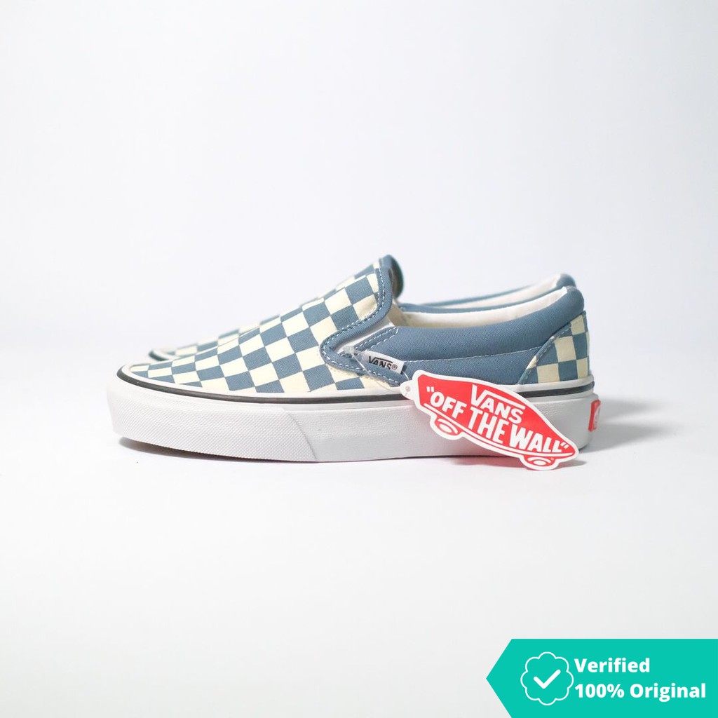 Vans Slipon Checkerboard Blue Mirage