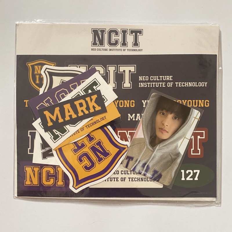 removable laptop deco sticker ncit sticker only mark ver nct 127