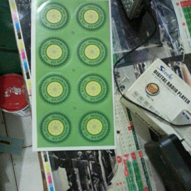 Stiker Fuk,/stiker Kue Keranjang/setuker Kue China/setiker Idulfitri