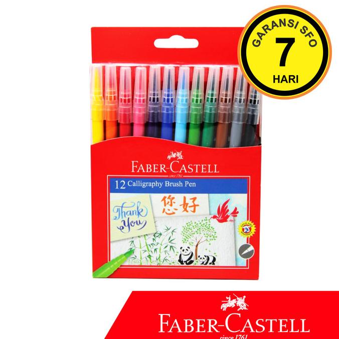 

[[COD]] Calligraphy Brush Pen Faber Castell Isi 12 PRODUK TERBATAS Kode 835