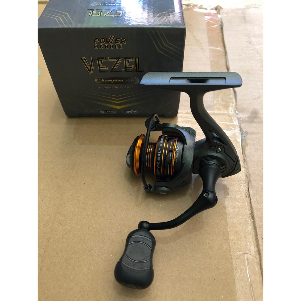 Reel Power Handle Murah Vezel Champions 500 800 1000 2000 3000 4000 14 Ball Bearings