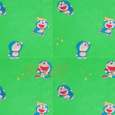 Wallpaper Sticker Motif Doraemon Hijau MIK 230-1 / Wallpaper New 2020 / 9mx45cm