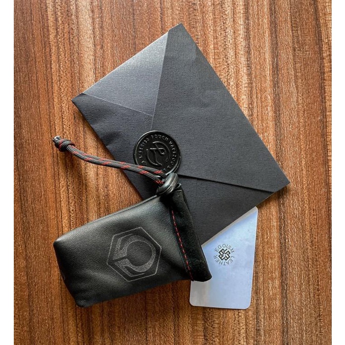 L Pouch Egoism Leather Baru Berkualitas