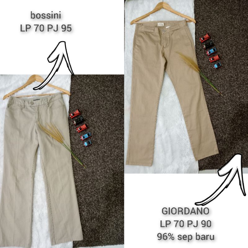 GIORDANO Celana Chinos Sep baru| Celana Cowok (PL)