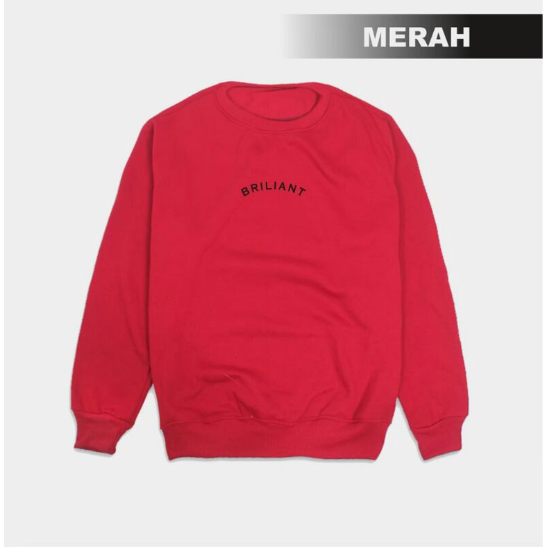 Sweater Crewneck Sweater Unisex Sweater Switer Hoodie Polos Sweater Merah Suwiter Bandung High Qulit