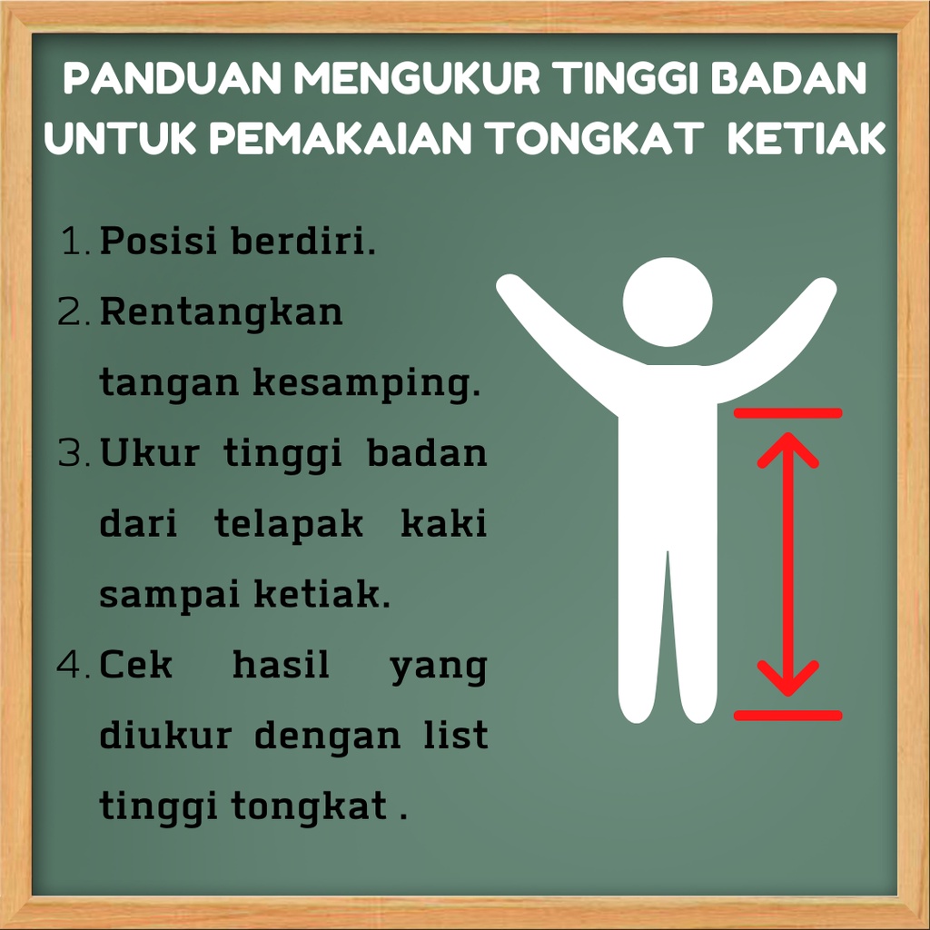 Tongkat Ketiak Anak / Alat Bantu Jalan Anak (Egrang / Krek Ketiak / Kruk Ketiak / Kruk Crutch)