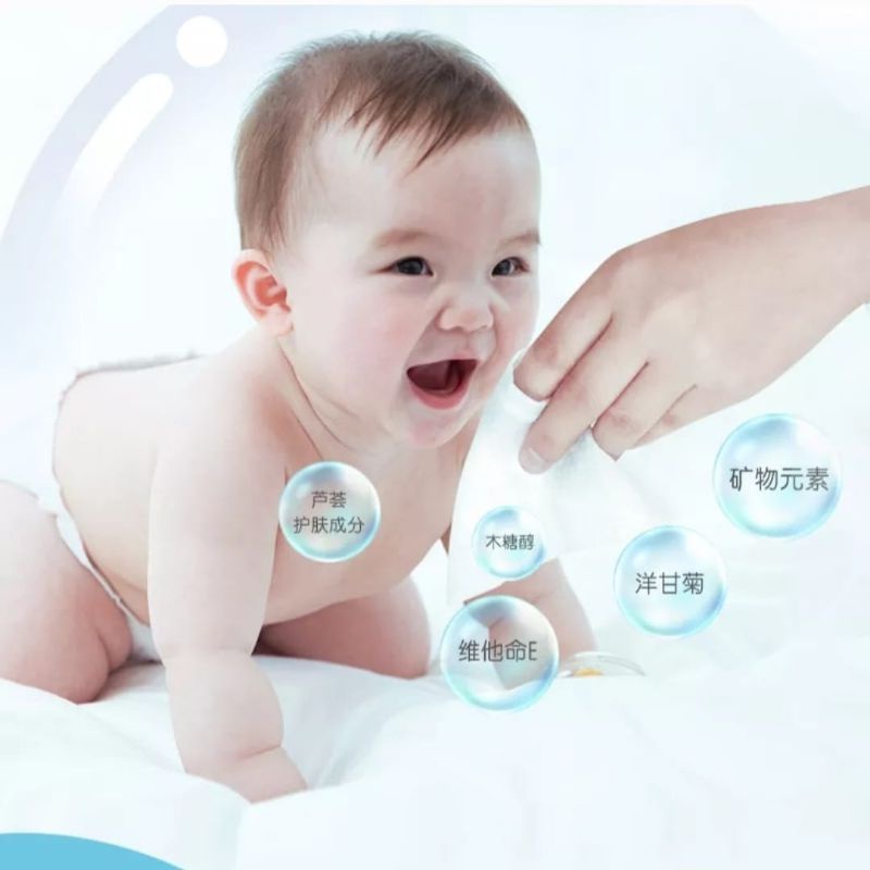 Tissue Basah Anak Dan Baby Lembut Isi 80 Lembar