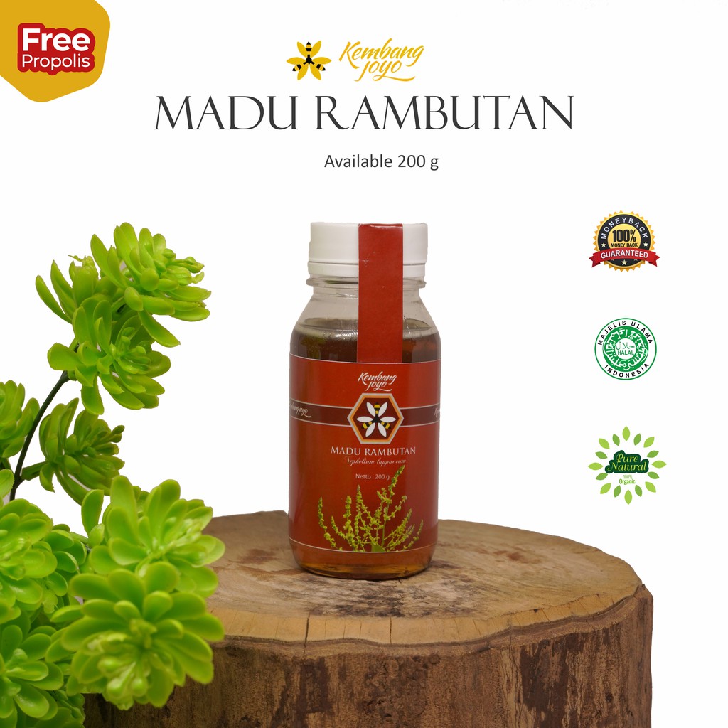 

Madu Kembang Joyo Madu rambutan 200 gram - Free Ongkir