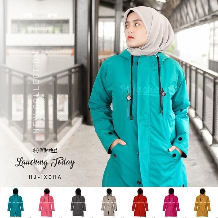 Jaket Hijaber Muslimah Hijacket Ixora