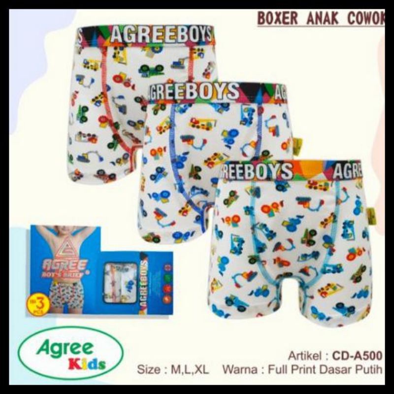 CD Anak Agree Kids Boxer Anak Celana Dalam Anak Laki