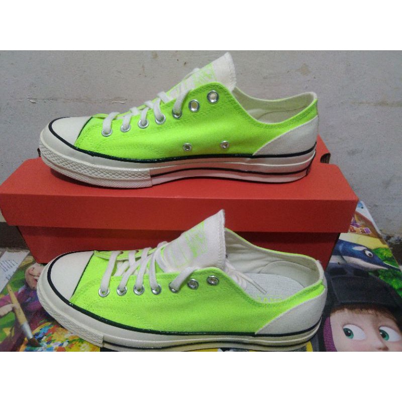 red and green converse