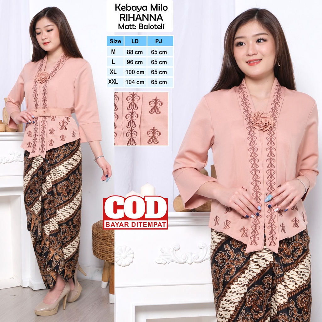 Atasan Kebaya Kutubaru Bordir Modern Warna Putih Tulang|Merah Maroon|Hitam|Cokelat|Putih Cerah / Kebaya Akad Nikah Mewah / Kebaya Wanita Remaja Dewasa Terbaru / Kebaya Wisuda Elegan / Kebaya Kutu Baru Moderen Rihana-5