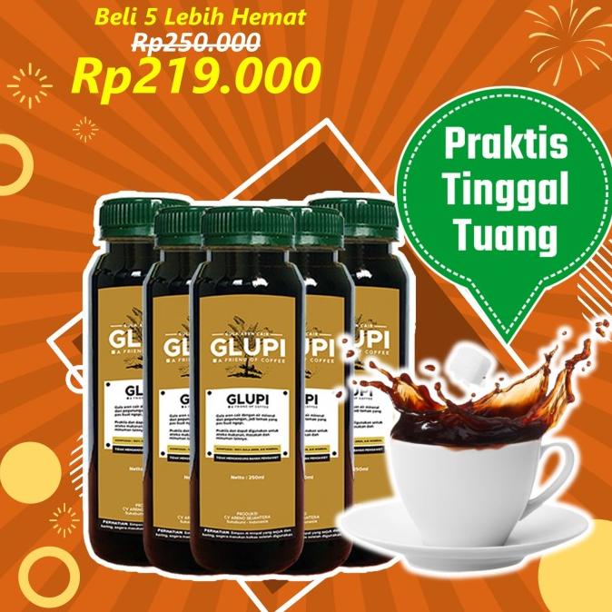 

[PAKET 5 BOTOL GLUPI] GULA AREN SYRUP BROWN SUGAR ASLI UNTUK COFFEE CD364512ZX
