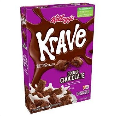 

KELLOGG'S KRAVE DOUBLE CHOCOLATE 110oz