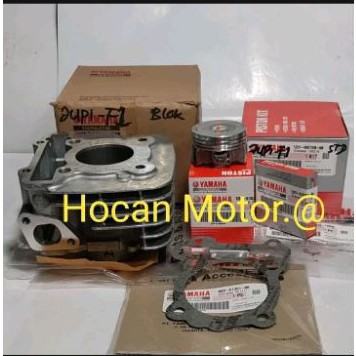 BLOK SEHER SET PAKING BLOKSEHER PISTON KIT JUPITER Z1 F1 INJEKSI ASLI YGP YAMAHA