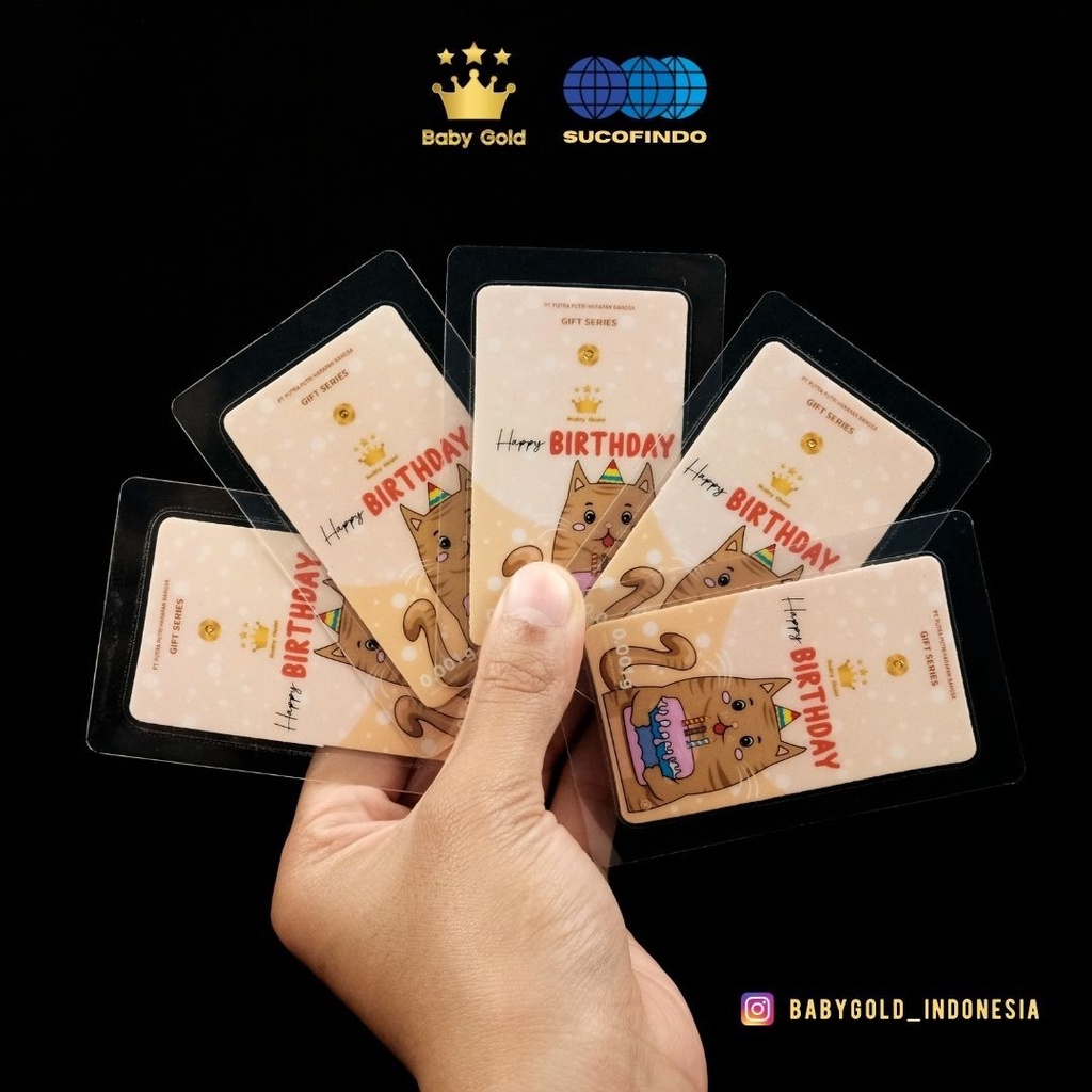 Gift Series 0.001 0.002 0.005 Emas Mini Logam Mulia 24 Karat Babygold Minigold Kado Hadiah Birthday Party Wedding Day Bouquet bucket buket Congratulation ThankYou Terimakasih-3