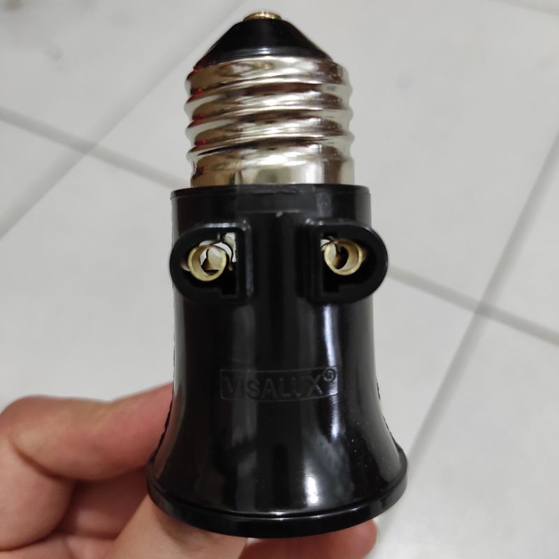 Fitting Gantung Kombinasi VISALUX E27 / VFK272 / Piting Lampu 2 Colokan / Terminal Kuningan